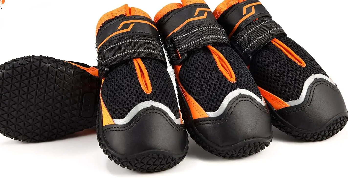 KinzoPaws Summer Breathable Mesh & Anti-Slip Dog Boots