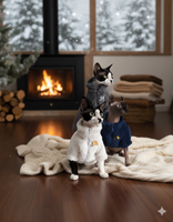 KinzoPaws Cat  and small Dog Fleece  Winter Jacket