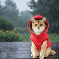 KinzoPaws  Pet Puffer Waterproof Winter Jacket with Hood