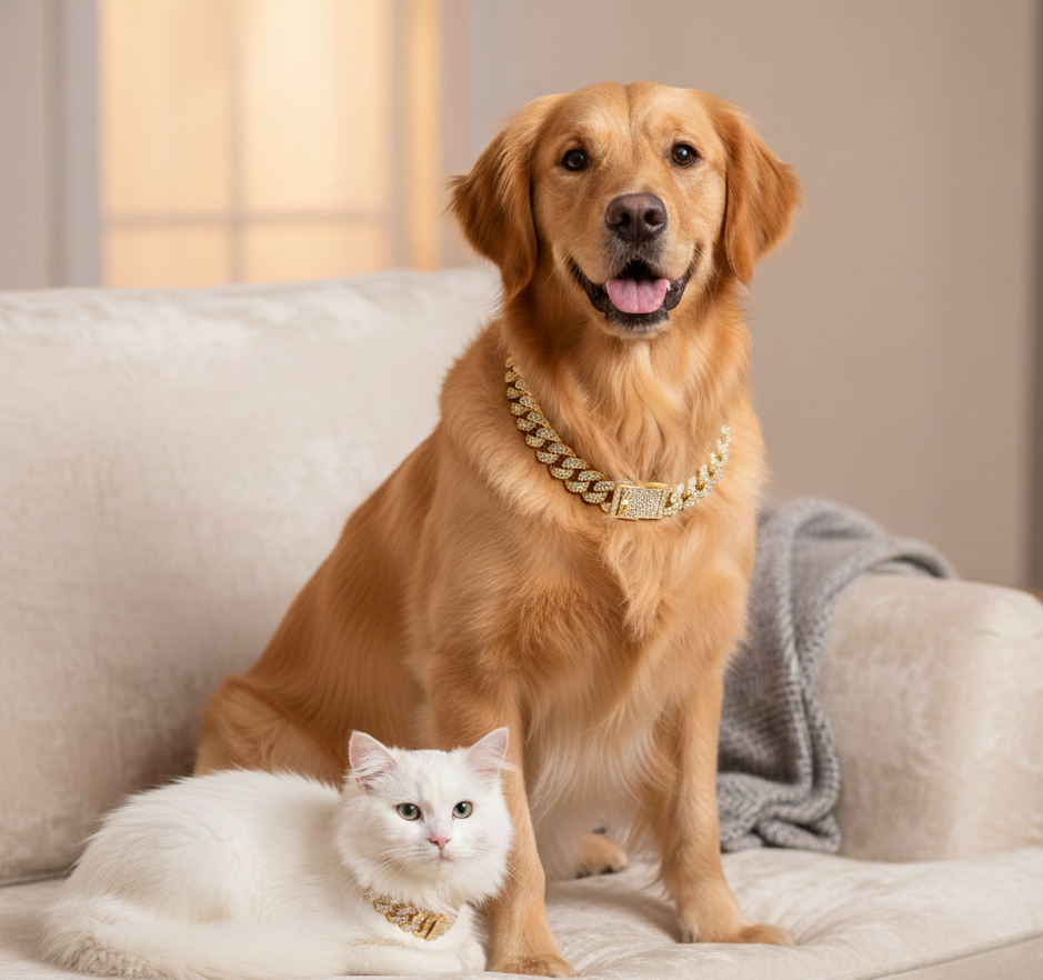 Pet Gold Plated Chain