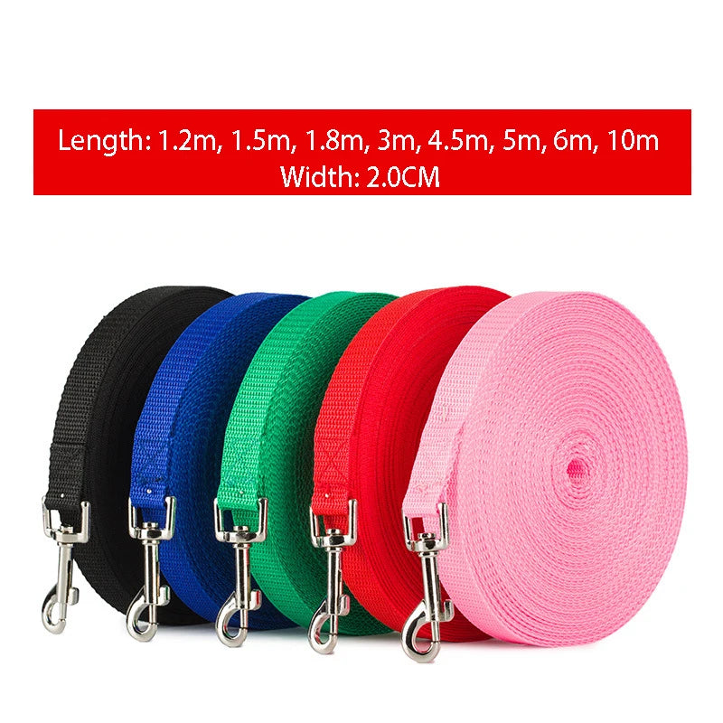 KinzoPaws Long Dog Leash- 1.2m to 30m Training Rope