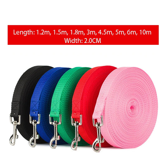 KinzoPaws Long Dog Leash- 1.2m to 30m Training Rope