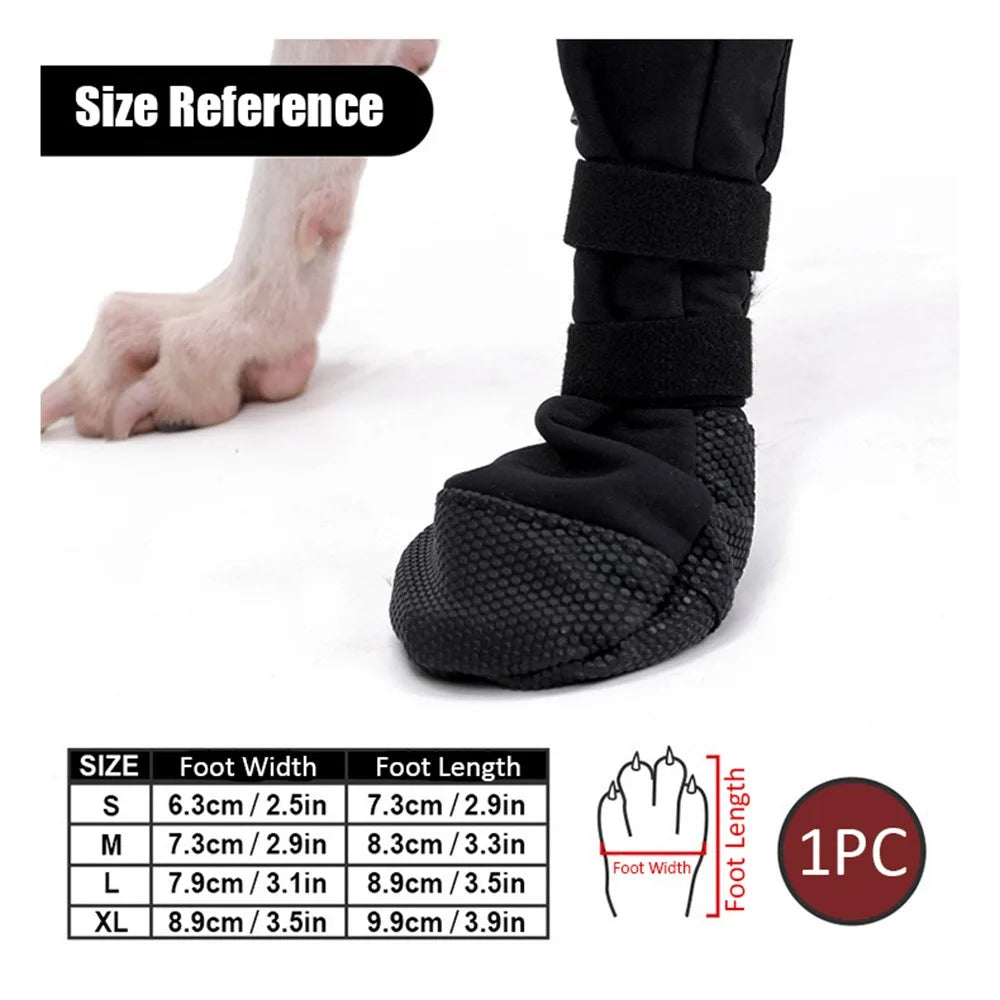 KinzoPaws 4Pcs Waterproof Dog Recovery Boots - Post-Surgery