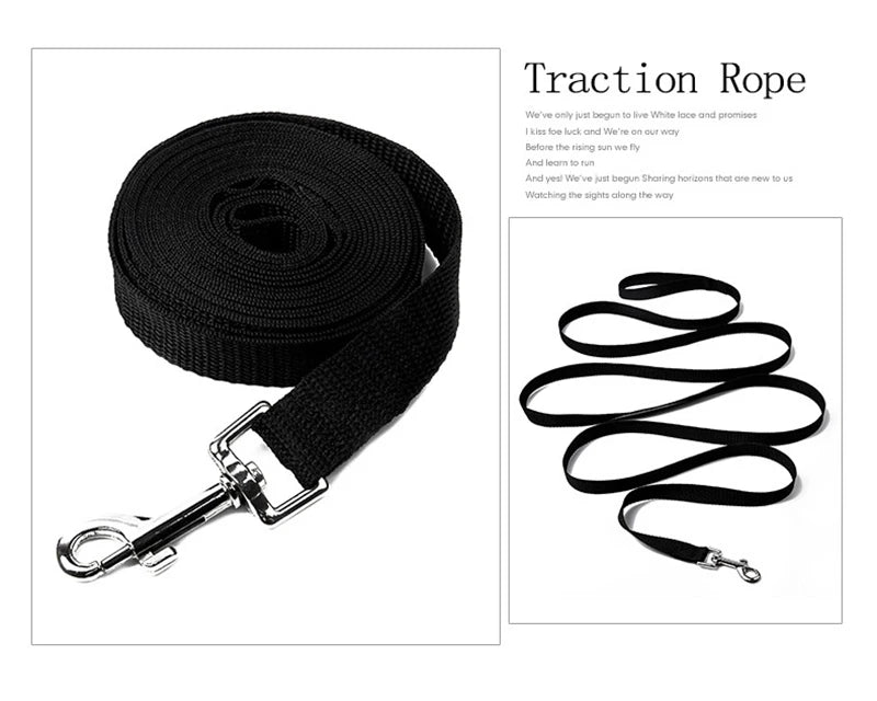 KinzoPaws Long Dog Leash- 1.2m to 30m Training Rope