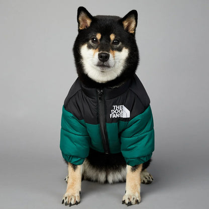 KinzoPaws Reversible Waterproof Dog Winter Jacket
