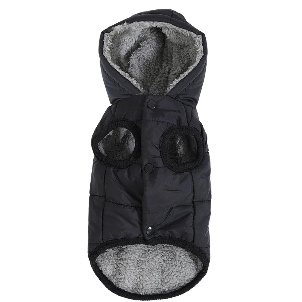 KinzoPaws  Pet Puffer Waterproof Winter Jacket with Hood
