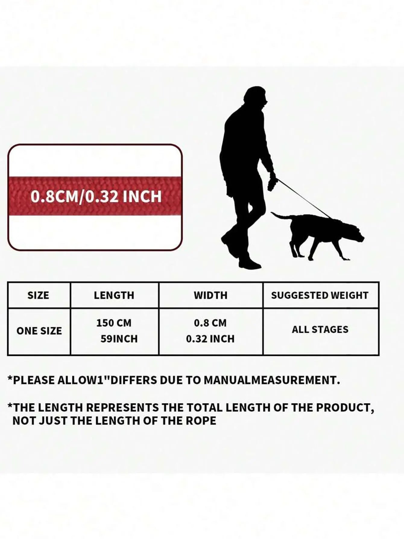 KinzoPaws High-Density Nylon Dog Leash