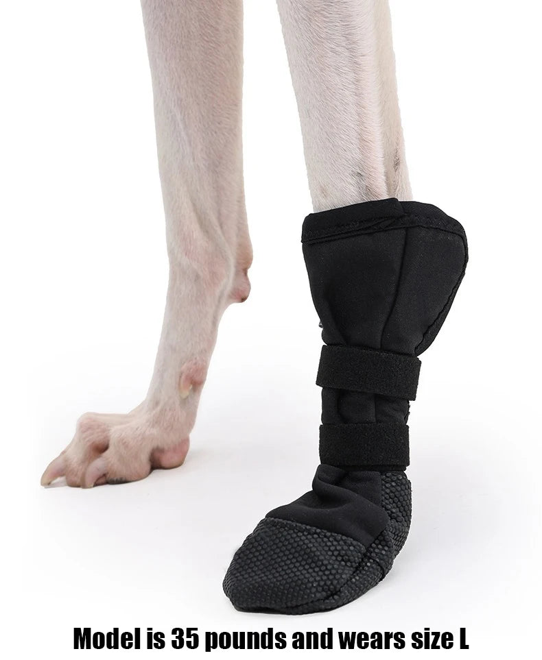 KinzoPaws 4Pcs Waterproof Dog Recovery Boots - Post-Surgery