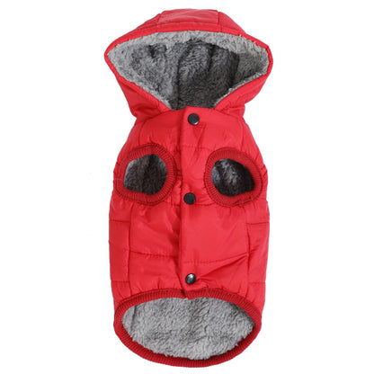KinzoPaws  Pet Puffer Waterproof Winter Jacket with Hood