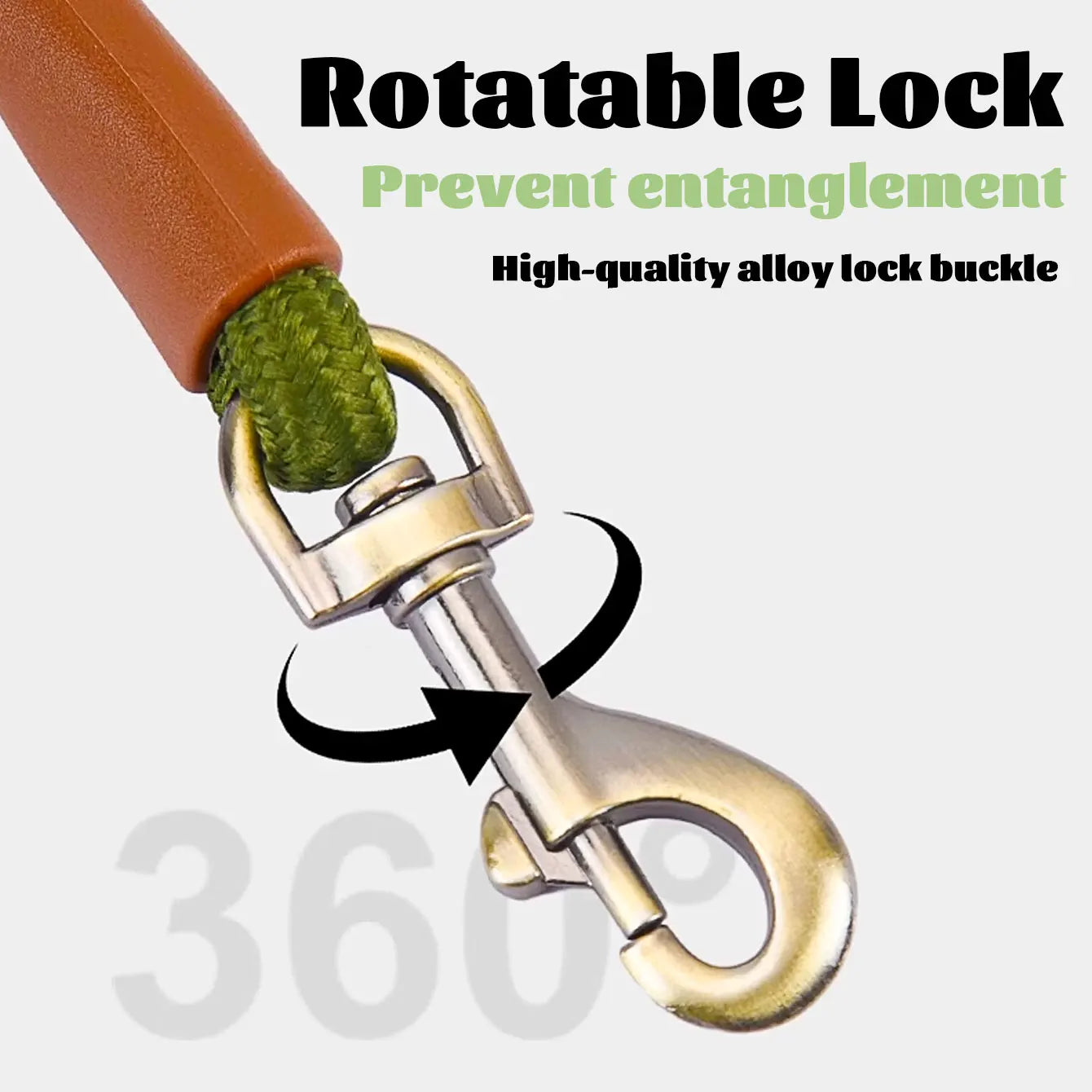 KinzoPaws High-Density Nylon Dog Leash