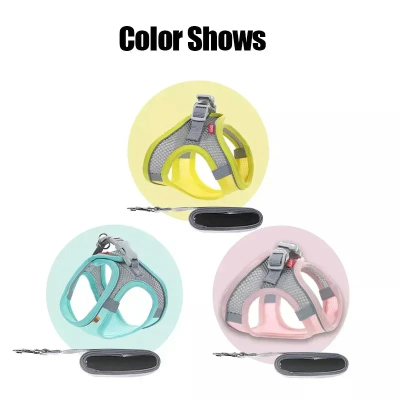 KinzoPaws Reflective  Vest for small dogs Dog Harness Small Dogs