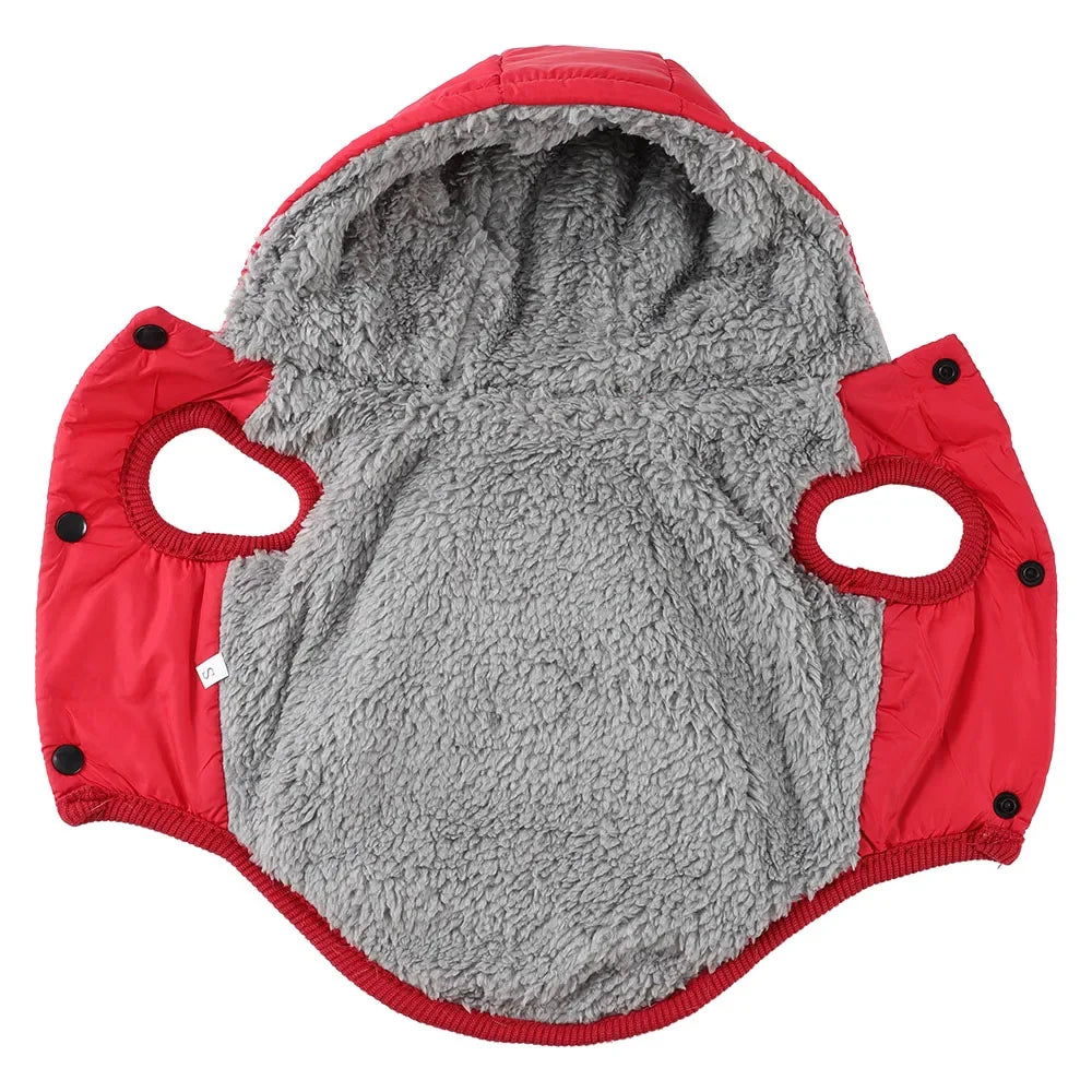 KinzoPaws  Pet Puffer Waterproof Winter Jacket with Hood
