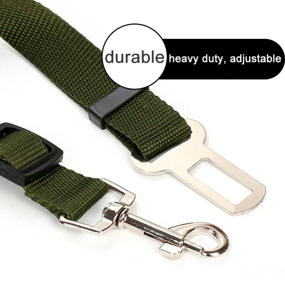 Adjustable Pet Car Safety Belt KinzoPaws