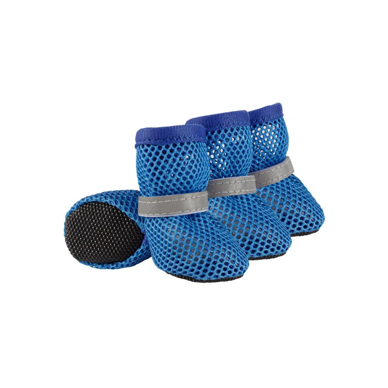 KinzoPaws Summer Breathable Mesh & Anti-Slip  Dog Shoes