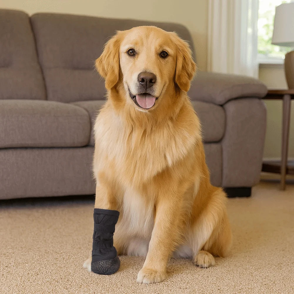 KinzoPaws Waterproof Dog & Cat Recovery Boot - Anti-Lick Paw Protector