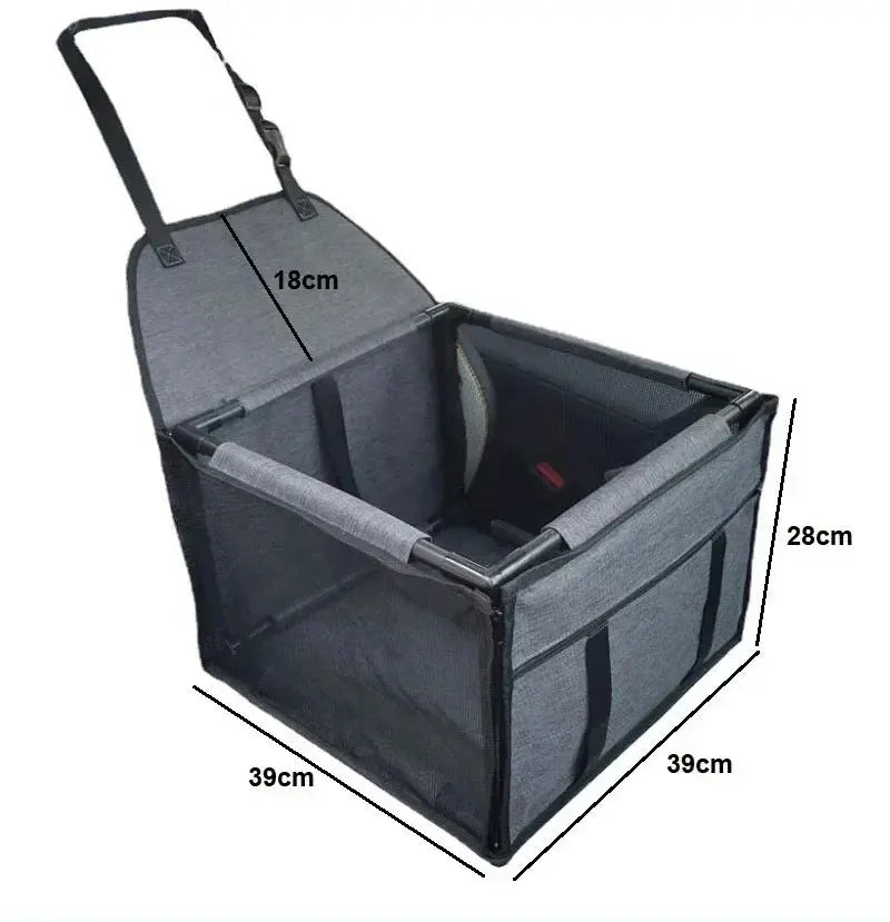 Pet Dog and Cat Foldable Travel Car Seat KinzoPaws