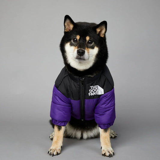 KinzoPaws Reversible Waterproof Dog Winter Jacket