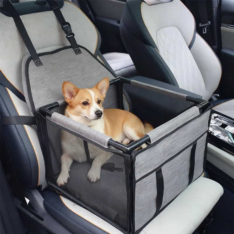 Pet Dog and Cat Foldable Travel Car Seat KinzoPaws