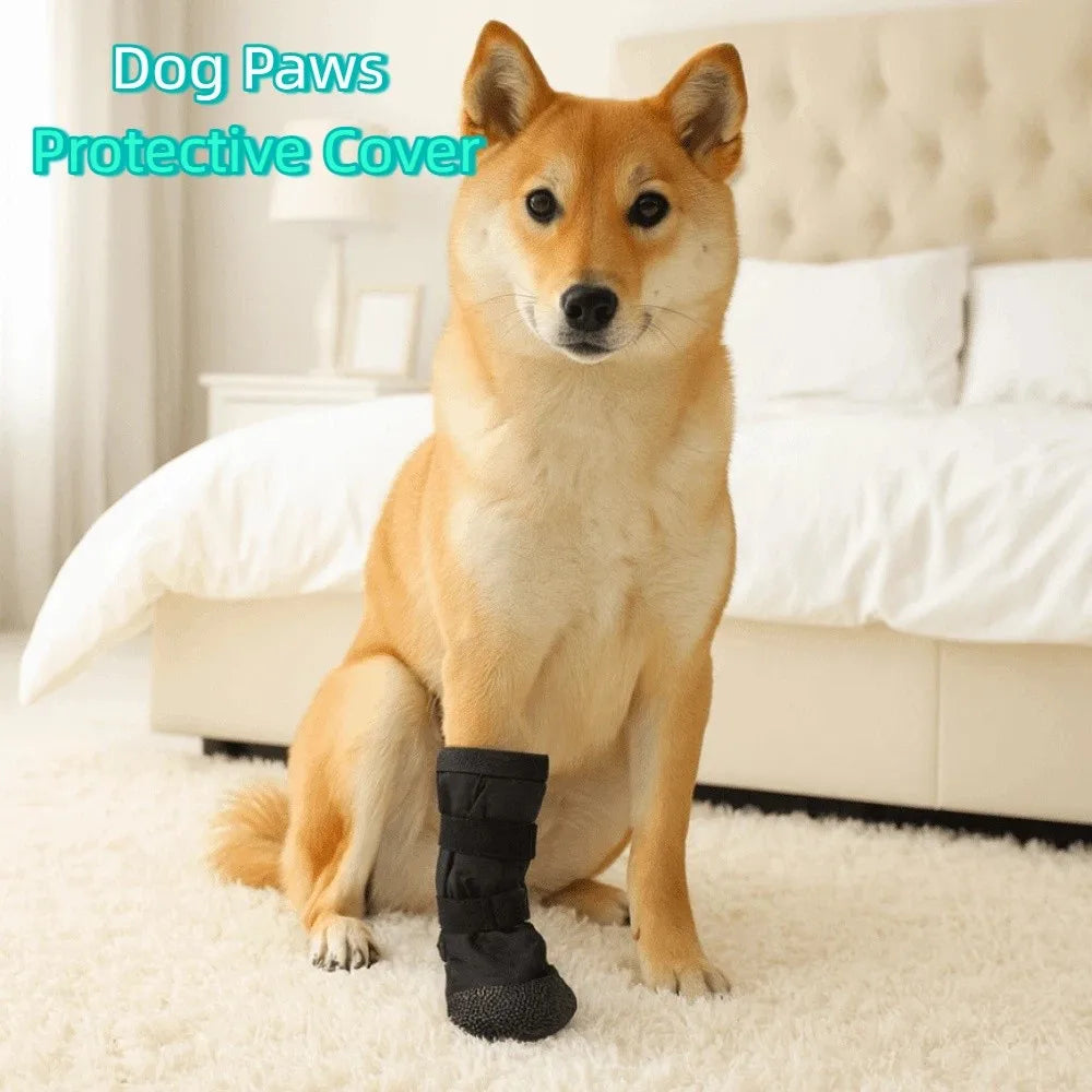KinzoPaws Waterproof Dog & Cat Recovery Boot - Anti-Lick Paw Protector