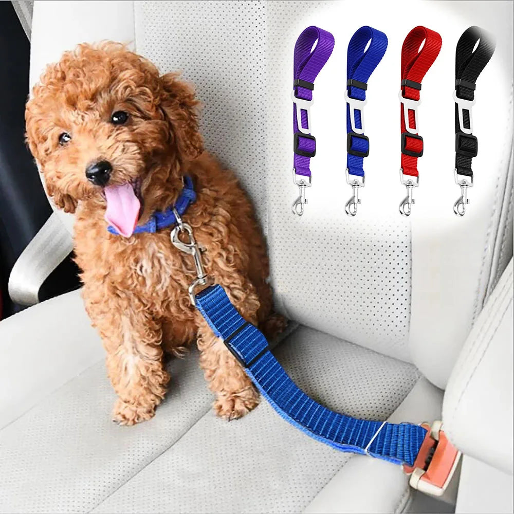 Adjustable Pet Car Safety Belt KinzoPaws