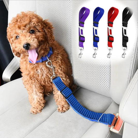 Adjustable Pet Car Safety Belt KinzoPaws