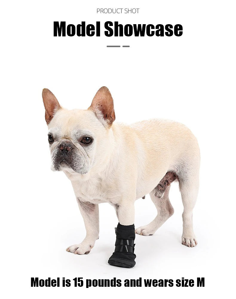 KinzoPaws 4Pcs Waterproof Dog Recovery Boots - Post-Surgery