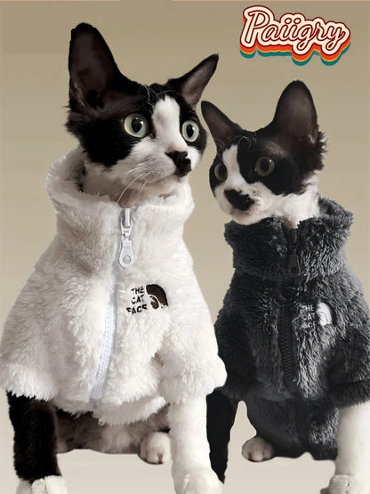 KinzoPaws Cat  and small Dog Fleece  Winter Jacket