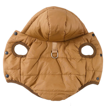 KinzoPaws  Pet Puffer Waterproof Winter Jacket with Hood