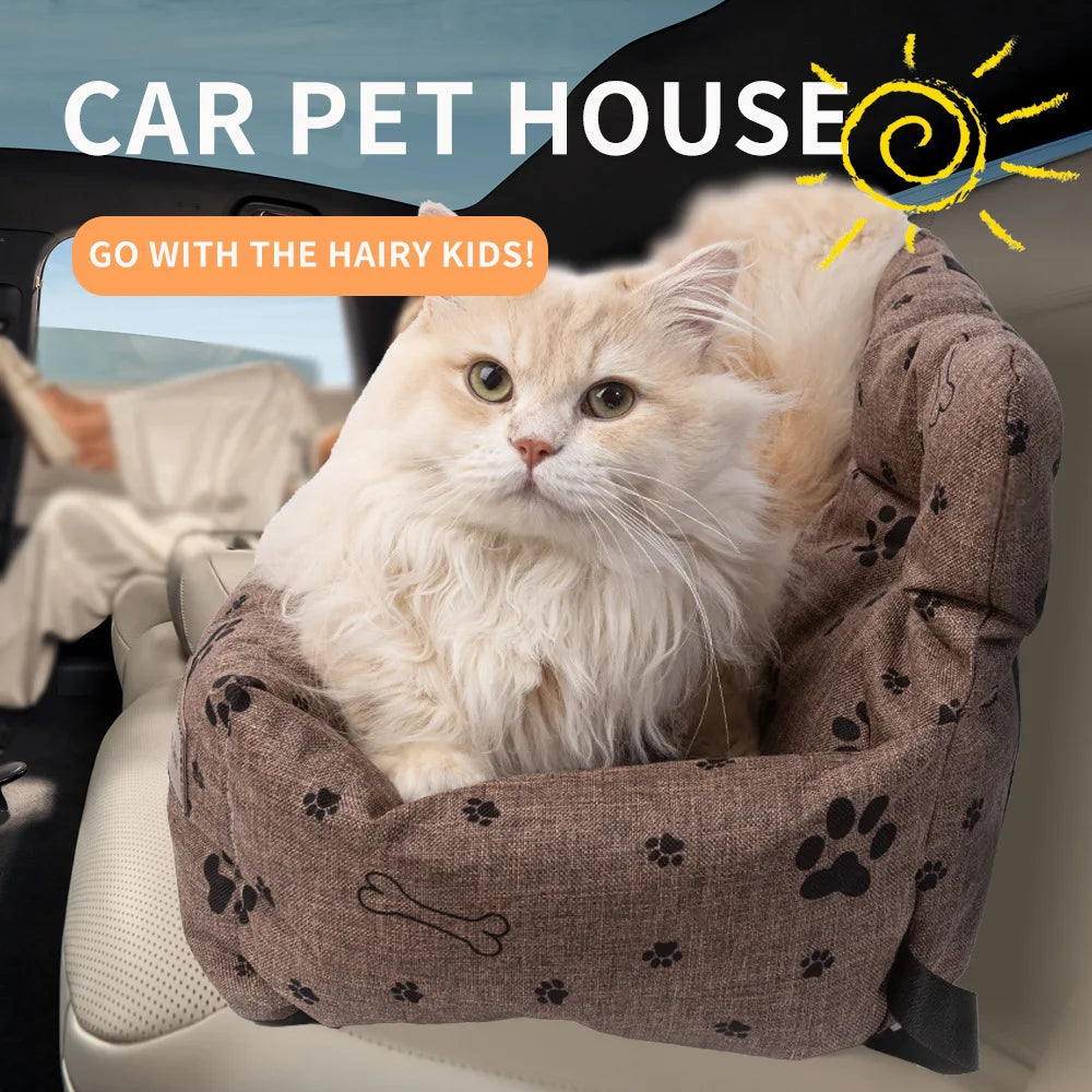 KinzoPaws Waterproof Dog Car Safety Seat