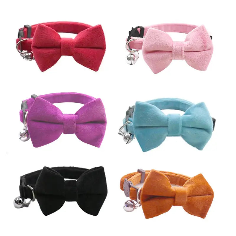 KinzoPaws Adjustable Cat Bowtie Collar