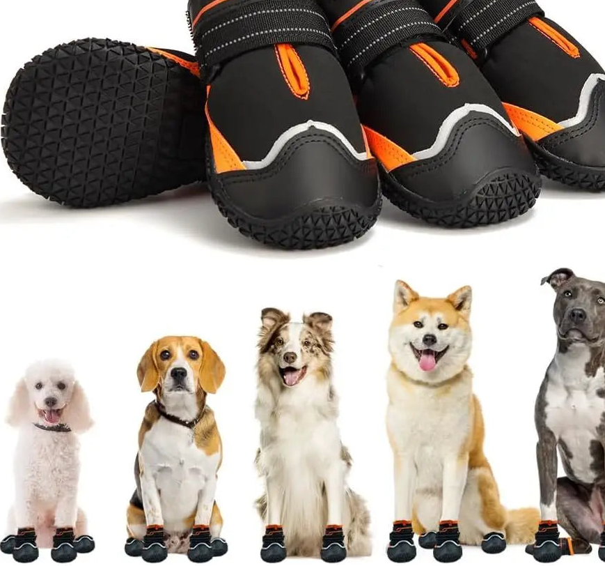 KinzoPaws Summer Breathable Mesh & Anti-Slip Dog Boots