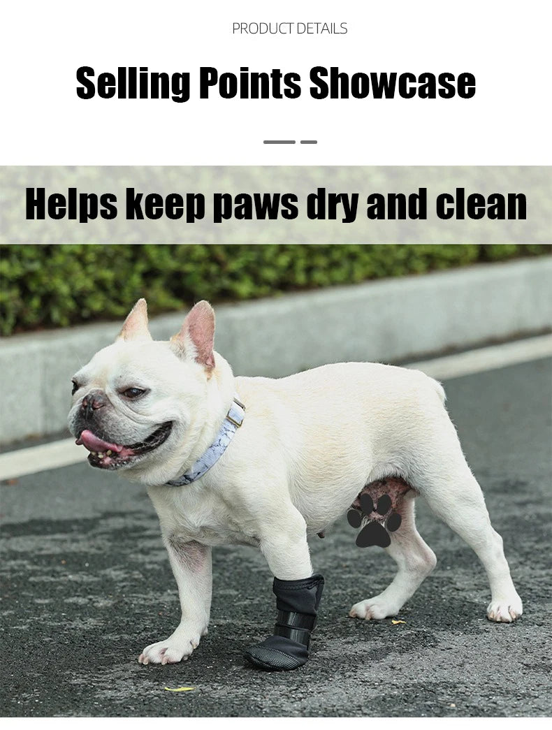 KinzoPaws 4Pcs Waterproof Dog Recovery Boots - Post-Surgery