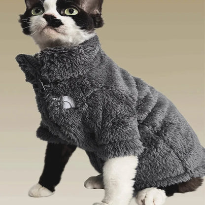 KinzoPaws Cat  and small Dog Fleece  Winter Jacket