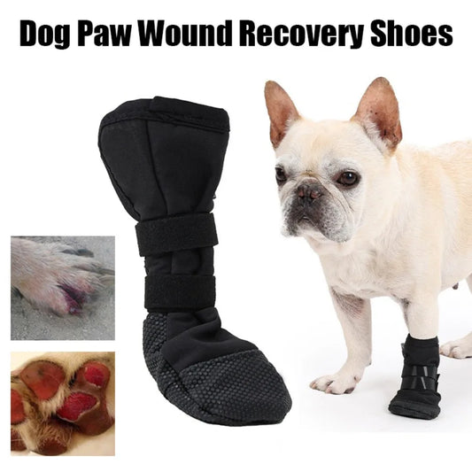 KinzoPaws 4Pcs Waterproof Dog Recovery Boots - Post-Surgery