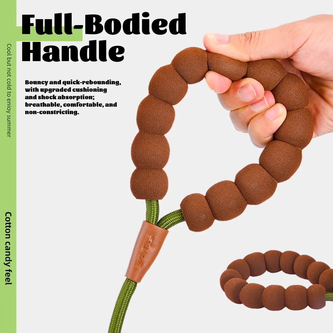 KinzoPaws High-Density Nylon Dog Leash