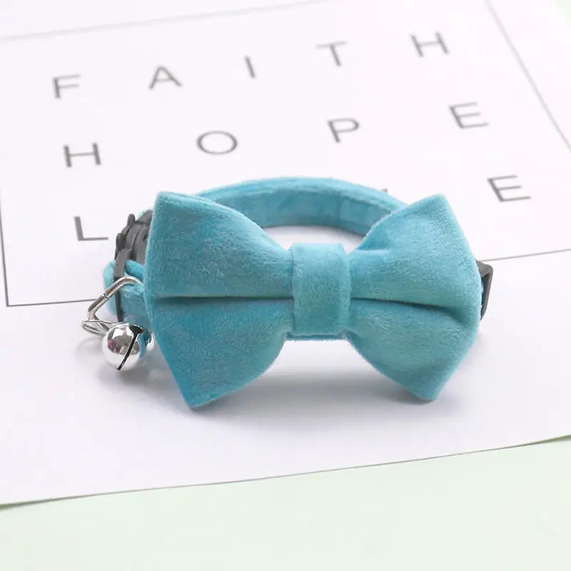 KinzoPaws Adjustable Cat Bowtie Collar