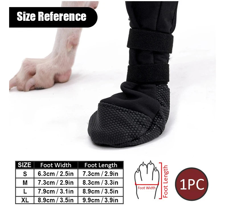 KinzoPaws 4Pcs Waterproof Dog Recovery Boots - Post-Surgery