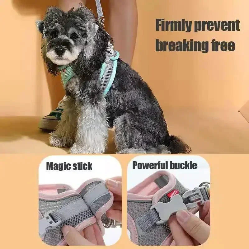 KinzoPaws Reflective  Vest for small dogs Dog Harness Small Dogs