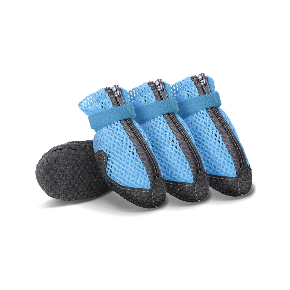 KinzoPaws Summer Breathable Mesh & Anti-Slip  Dog Shoes