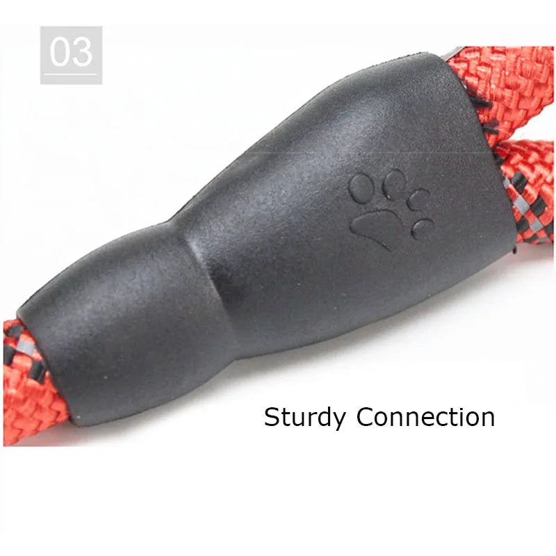 KinzoPaws 1.5m Reflective Padded Dog Leash for All Sizes