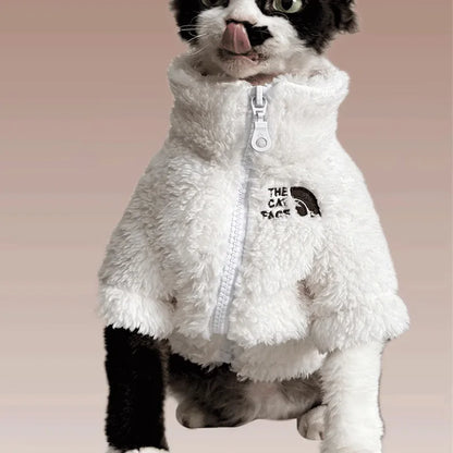 KinzoPaws Cat  and small Dog Fleece  Winter Jacket