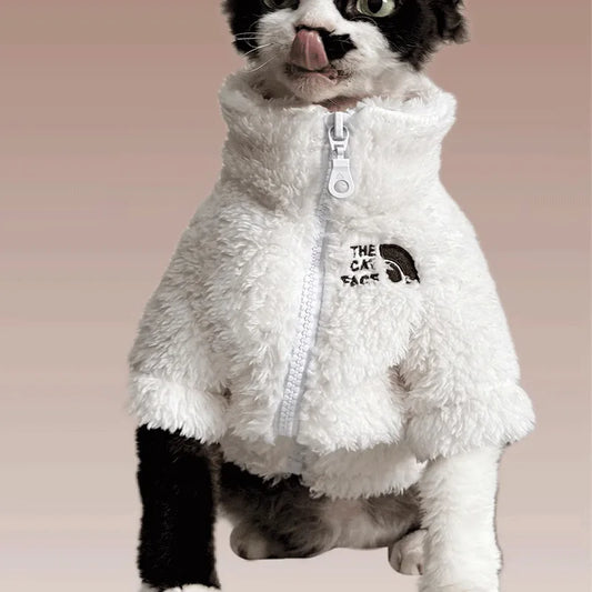 KinzoPaws Cat  and small Dog Fleece  Winter Jacket